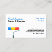 Painting Service Decor Modern Professional Visitekaartje (Achterkant)