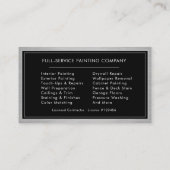 Painting Service House Painter Visitekaartje (Achterkant)