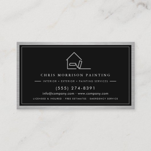 Painting Service House Painter Visitekaartje (Voorkant)
