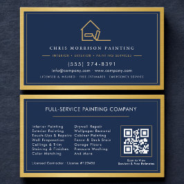 Painting Service QR Code Home Painter  Visitekaartje