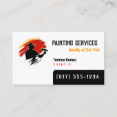 Painting Services | Painters Visitekaartje (Voorkant)