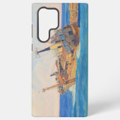Painting style image of Edro III shipwreck Paphos  Samsung Galaxy Hoesje (Achterkant)