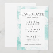 Painting texture save the date (Voorkant / Achterkant)