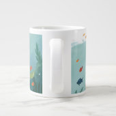 Painting Turtle Grote Koffiekop (Achterkant)