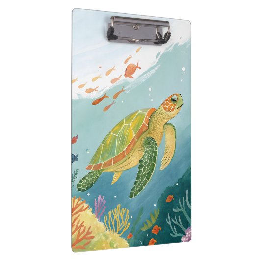 Painting Turtle Klembord (Rechts)