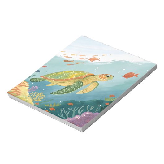 Painting Turtle Notitieblok (Linkerzijde)