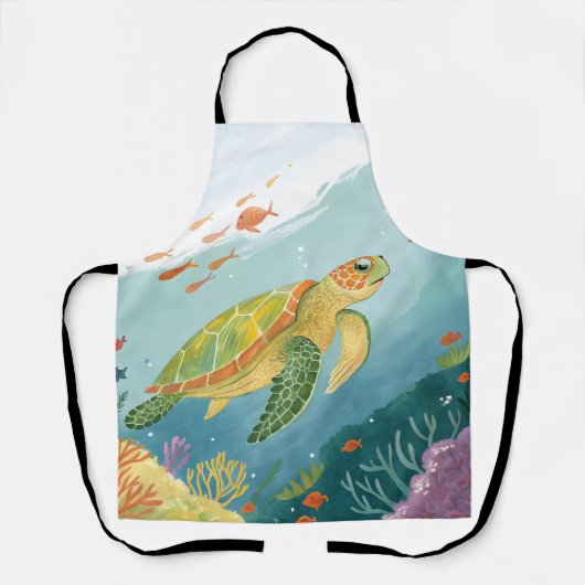 Painting Turtle Schort (Voorkant)