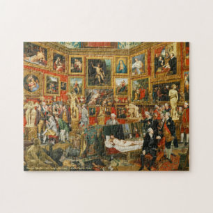 Paintings in a Room Vintage Art Family Indoor Game Legpuzzel