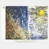PaintingsOfAda #03 - Artiest - Onbekend Fleece Bla Deken (Voorkant (Horizontaal))