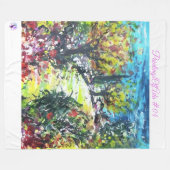 PaintingsOfAda #04 - Artiest - Onbekend Fleece Bla Deken (Voorkant (Horizontaal))