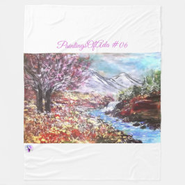 PaintingsOfAda #06 - Artiest - Onbekend Fleece Bla Deken