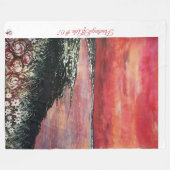 PaintingsOfAda #07 - Artiest - Onbekend Fleece Bla Deken (Voorkant (Horizontaal))