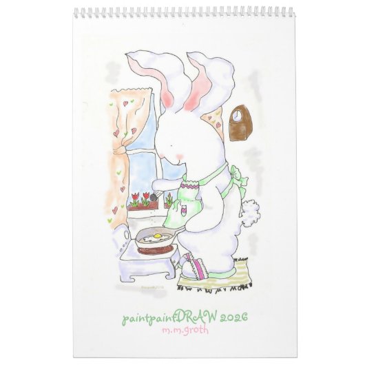 PaintpaintDraw 2025 Bunny Kalender (Hoes)