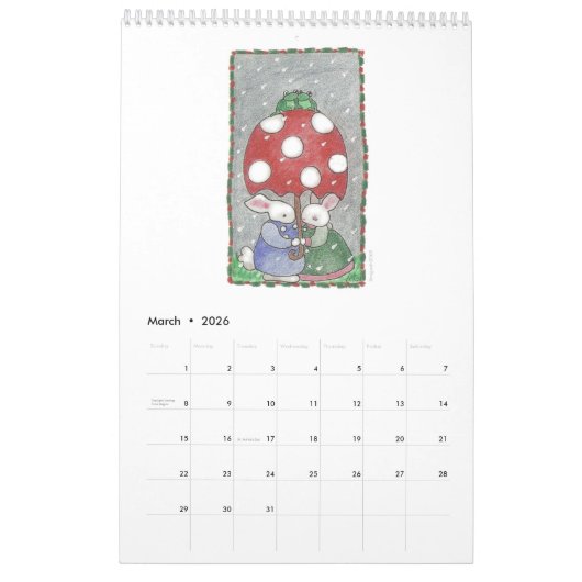 PaintpaintDraw 2025 Bunny Kalender (Mar 2026)