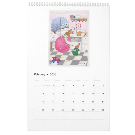 PaintpaintDraw 2025 Bunny Kalender (Feb 2026)