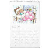 "paintpaintDraw 2027 Bunny Kalender (Jan 2027)