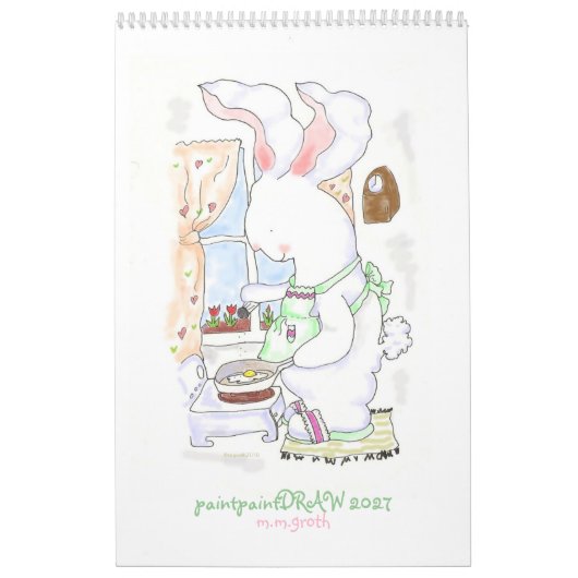 "paintpaintDraw 2027 Bunny Kalender (Hoes)