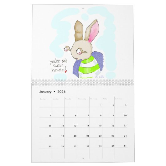 paintpaintDraw Kalender 2026 (Jan 2026)