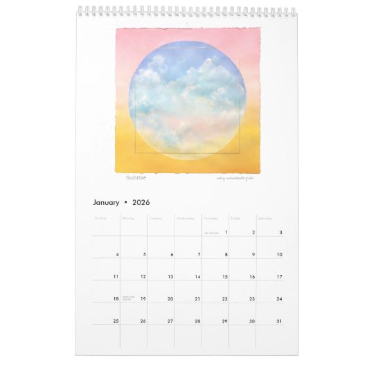 PAINTPAINTDRAW Kalender 2026 (Jan 2026)