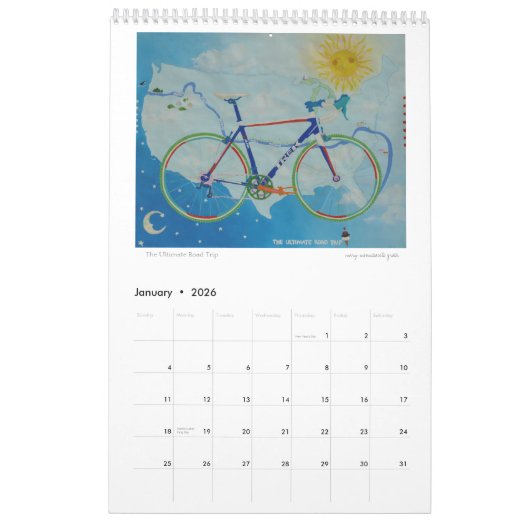 Paintpaintdraw Schilderijen 2026 Kalender (Jan 2026)