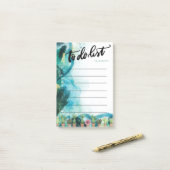 Paintspatten,Cactus Takenlijst Post-it® Notes (Op bureau)