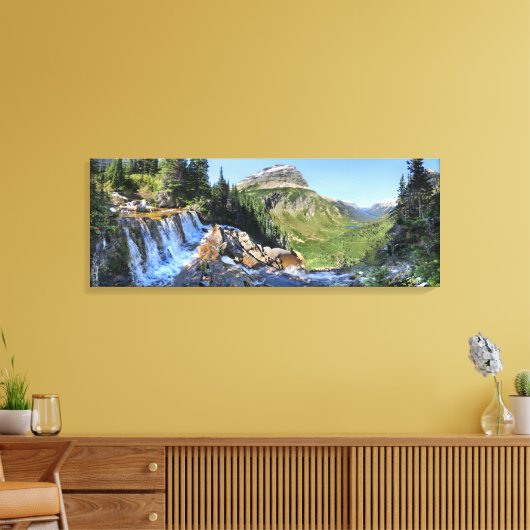 Paiota Herfsten - Nationaal Park Glacier Canvas Afdruk (Insitu (Woonkamer))