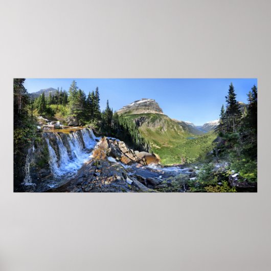 Paiota Herfsten - Nationaal Park Glacier Poster (Voorkant)