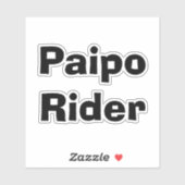 Paipo Rijder Sticker (Vel)