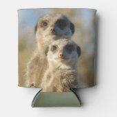 Pair of Meerkats Cute Photo Blikjeskoeler (Voorkant)