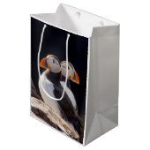 Pair of Puffins Medium Cadeauzakje (Voorkant Gekanteld)