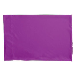 Pair of Solid Purple Pillowcases for Stylish Beddi Kussensloop