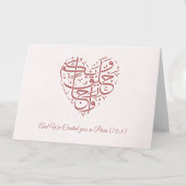 Pairs Islamic Nikah Wedding Dua Gefeliciteerd Kaart