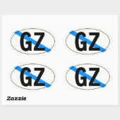 “país” de Galicia Ovale Sticker (Vel)