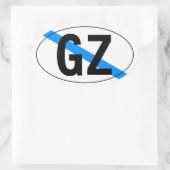 “país” de Galicia Ovale Sticker (Tas)