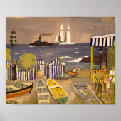 Paisaje de Playa | Joaquín Torres-García Poster (Voorkant)