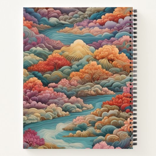 Paisaje de Seda Notitieboek (Achterkant)