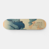 Paisaje Montañoso con Letras Chinas Persoonlijk Skateboard (Horizontaal)