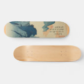 Paisaje Montañoso con Letras Chinas Persoonlijk Skateboard (Horizontaal)