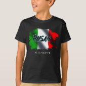 Paisan Brush Stroke Flag Aangepaste Kinderen T-shirt (Voorkant)