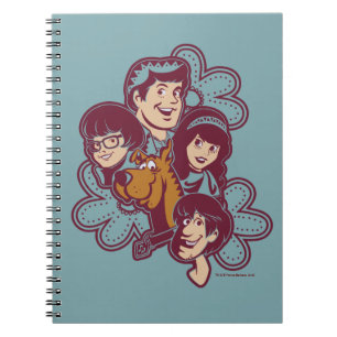 Paisely Flower Scooby-Doo en de Gang Notitieboek