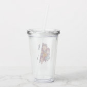 Paisely Flower Scooby-Doo en the Gang Acryl Drinkbeker (Achterkant)