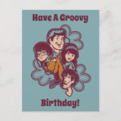 Paisely Flower Scooby-Doo en the Gang Briefkaart (Voorkant)