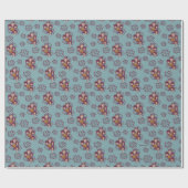 Paisely Flower Scooby-Doo en the Gang Cadeaupapier (Vlak)