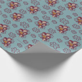 Paisely Flower Scooby-Doo en the Gang Cadeaupapier (Hoek)