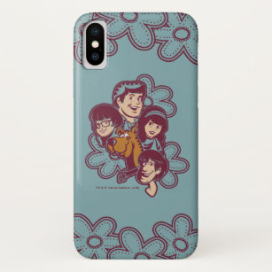 Paisely Flower Scooby-Doo en the Gang Case-Mate iPhone Case