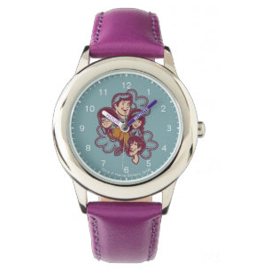 Paisely Flower Scooby-Doo en the Gang Horloge