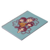 Paisely Flower Scooby-Doo en the Gang Notitieboek (Linkerzijde)