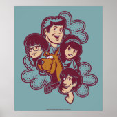 Paisely Flower Scooby-Doo en the Gang Poster (Voorkant)