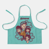 Paisely Flower Scooby-Doo en the Gang Schort (Voorkant)