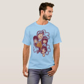 Paisely Flower Scooby-Doo en the Gang T-shirt (Voorkant volledig)